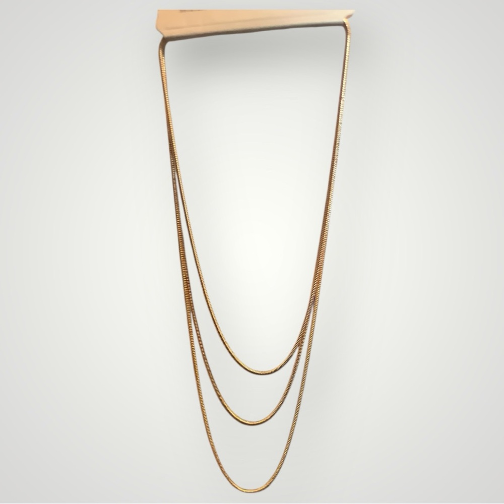 Elegant Triple-Layer Necklace